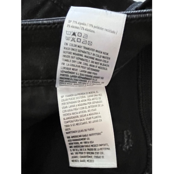 American Eagle Next Level Stretch Distressed Super Hi Rise Jeggings Size 2 Short - Picture 6 of 8